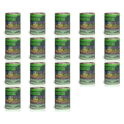 Country&Nature Jeleń 91% z jabłkiem i kaszą kuskus monoproteinowa mokra karma dla psa 18 x 800 g