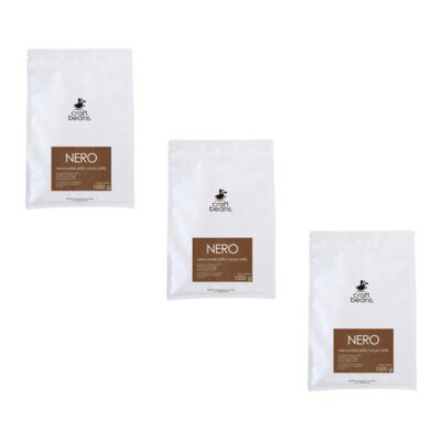 Kawa ziarnista CRAFT BEANS Nero 3 x 1 kg