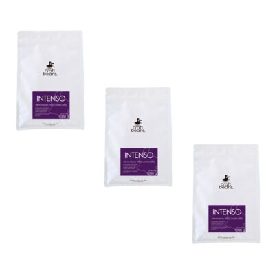 Kawa ziarnista CRAFT BEANS Intenso 3 x 1 kg