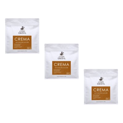 Kawa ziarnista CRAFT BEANS Crema 3 x 250 g