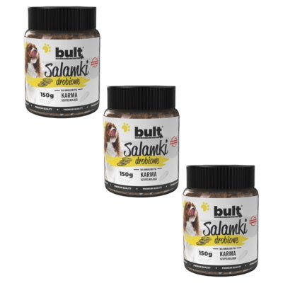 Przysmak dla psa BULT Salamki drobiowe 3 x 150 g