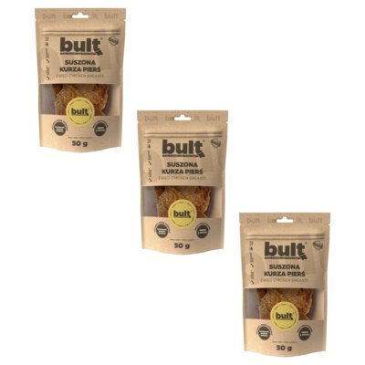 Przysmak dla psa BULT Suszona kurza pierś 3 x 50 g