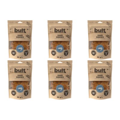 Przysmak dla psa BULT Suszone krewetki 6 x 50 g