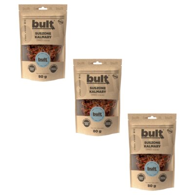 Przysmak dla psa BULT Suszone kalmary 3 x 80 g