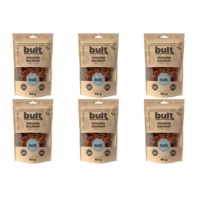 Przysmak dla psa BULT Suszone kalmary 6 x 80 g