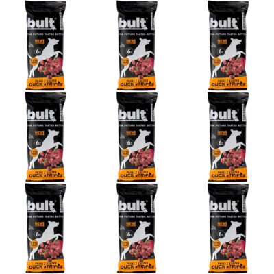 Przysmak dla psa BULT Tasty Stripes Superfoods Kaczka 9 x 60 g