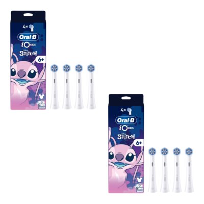 Oryginalna końcówka szczoteczki ORAL-B iO Stitch Różowy (8 szt.) (Delikatna dla dziąseł)