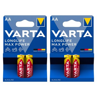 Baterie AA LR6 VARTA Longlife Max Power (4 szt.)