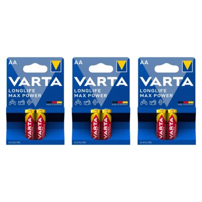 Baterie AA LR6 VARTA Longlife Max Power (6 szt.)