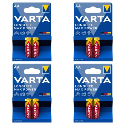 Baterie AA LR6 VARTA Longlife Max Power (8 szt.)