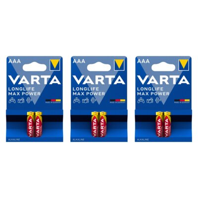 Baterie AAA LR3 VARTA Longlife Max Power (6 szt.)