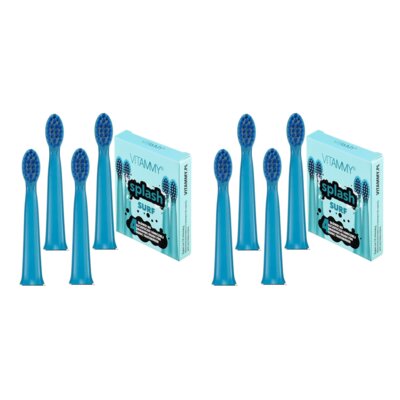 Oryginalna końcówka do szczoteczki VITAMMY Splash Surf (8 szt.) (Delikatne czyszczenie)