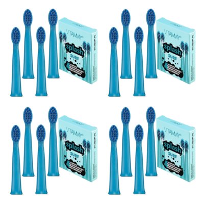 Oryginalna końcówka do szczoteczki VITAMMY Splash Surf (16 szt.) (Delikatne czyszczenie)