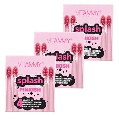 Końcówka szczoteczki VITAMMY Splash Pinkish TOW017185 (12 sztuk)