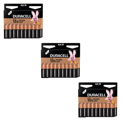 Baterie AA LR6 DURACELL Basic (54 szt.)