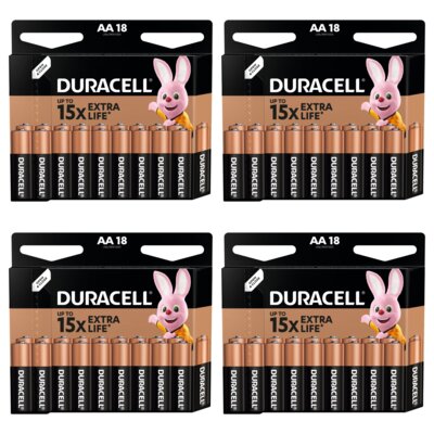 Baterie AA LR6 DURACELL Basic (72 szt.)