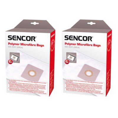 Worek do odkurzacza SENCOR SVC 3001 (10 sztuk)