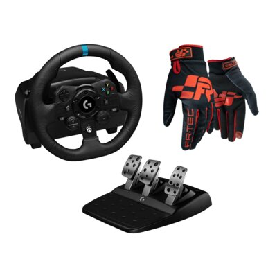 Kierownica LOGITECH G923 XBOX ONE + Rękawice do simracingu FR-TEC Pro