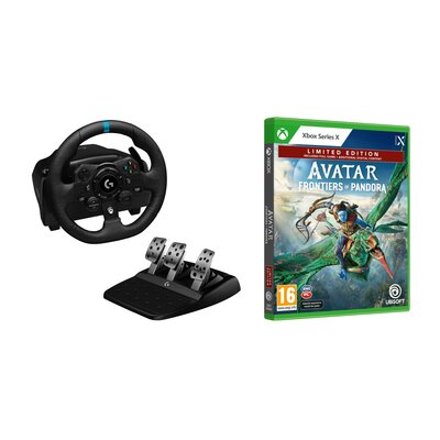 Kierownica LOGITECH G923 XBOX ONE + Avatar: Frontiers of Pandora - Edycja Limitowana Gra XBOX SERIES X