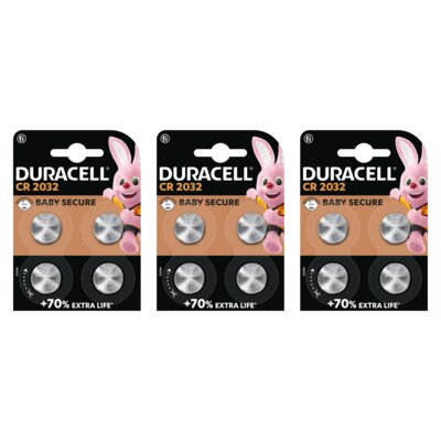 Baterie CR2032 DURACELL (12 szt.)