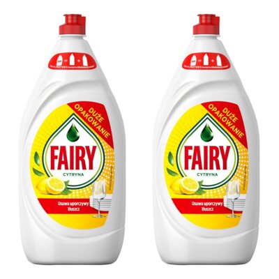 Płyn do mycia naczyń FAIRY Cytryna 2 x 1350 ml