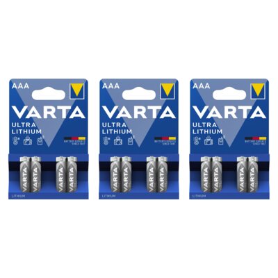 Baterie AAA LR3 VARTA Ultra Lithium (12 szt.)