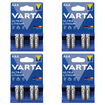 Baterie AAA LR3 VARTA Ultra Lithium (16 szt.)