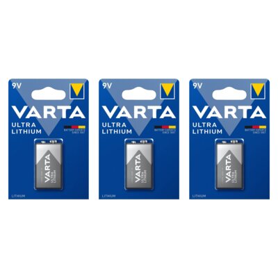 Bateria 6LR61 VARTA Ultra Lithium (3 szt.)