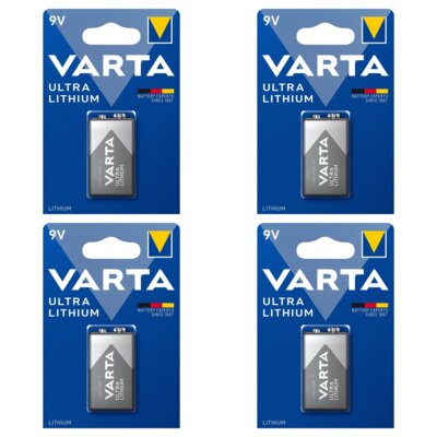 Bateria 6LR61 VARTA Ultra Lithium (4 szt.)