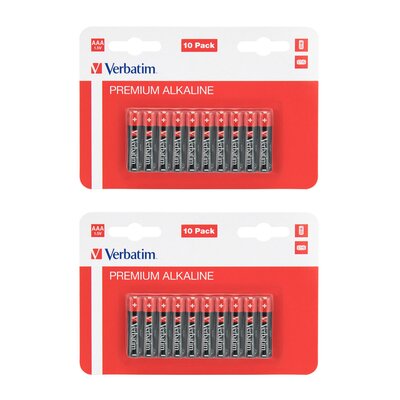 Baterie AAA LR03 VERBATIM Premium Alkaline (20 szt.)