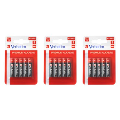 Baterie AAA LR03 VERBATIM Premium Alkaline (30 szt.)