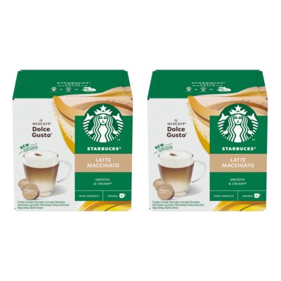 Kapsułki STARBUCKS Latte Maccchiato do ekspresu Nescafe Dolce Gusto (24 szt.)