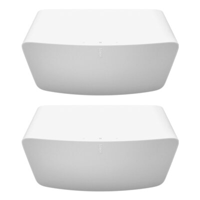 Zestaw Stereo Sonos Five (2 szt.) Biały, Wi-Fi, AirPlay2, Trueplay, Sterowanie dotykowe,Możliwość ustawienia w pionie i poziomie