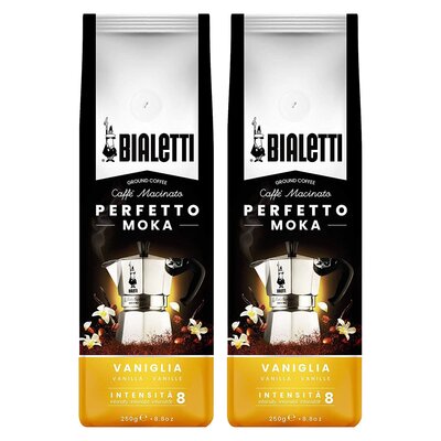 Kawa mielona BIALETTI Perfetto Moka Vanilia 2 x 0.25 kg