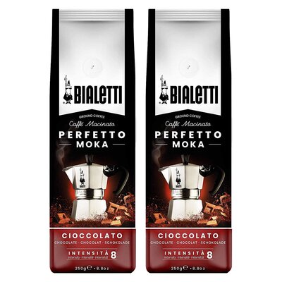 Kawa mielona BIALETTI Perfetto Moka Cioccolato 2 x 0.25 kg