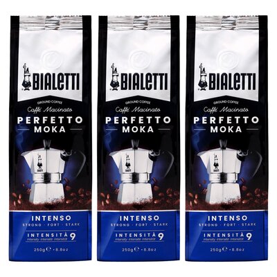 Kawa mielona BIALETTI Perfetto Moka Intenso 3 x 0.25 kg