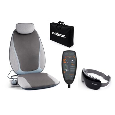 Mata masująca MEDIVON Cosy Shiatsu + Masażer do oczu MEDIVON Horizon Travel 2