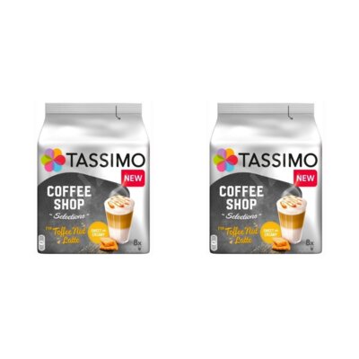 Kapsułki TASSIMO Toffee Nut Latte do ekspresu Bosch Tassimo (16 szt.)