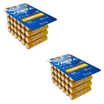 Baterie AA LR6 VARTA Longlife (48 szt.)