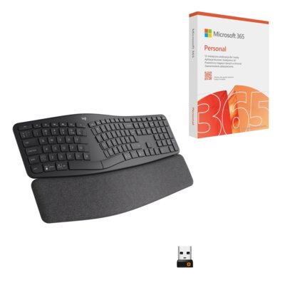 Klawiatura LOGITECH K860 Ergo + Program MICROSOFT 365 Personal