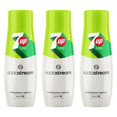 Syrop do saturatorów SODASTREAM 7UP Zero bez cukru 3 x 440 ml