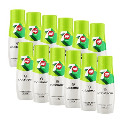 Syrop do saturatorów SODASTREAM 7UP Zero 12 x 440 ml bez cukru