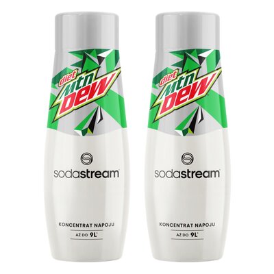 Syrop do saturatorów SODASTREAM Mountain Dew Light 2 x 440 ml bez cukru