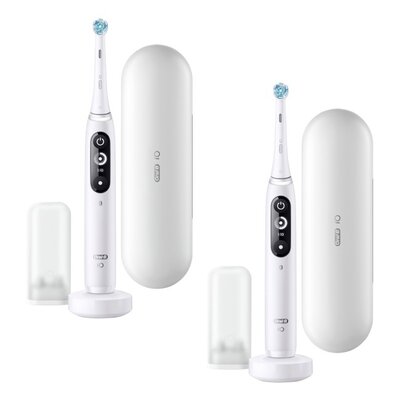 Szczoteczka magnetyczna ORAL-B iO 7 Biały (2 sztuki)