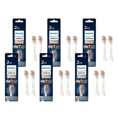 Oryginalne końcówki Philips Sonicare HX9092/10 Miękkie włókna (12 szt.) (Kompleksowa zaawansowana pielęgnacja)