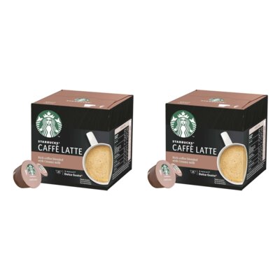 Kapsułki STARBUCKS Caffe Latte do ekspresu Nescafe Dolce Gusto (24 szt.)
