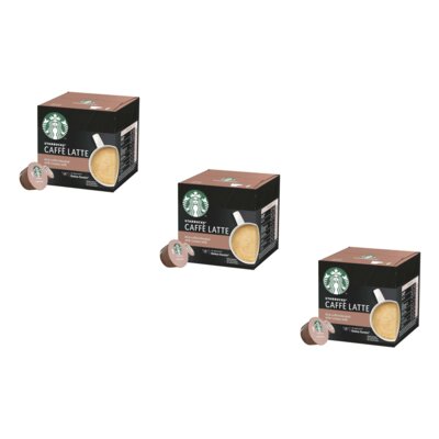 Kapsułki STARBUCKS Caffe Latte do ekspresu Nescafe Dolce Gusto (36 szt.)