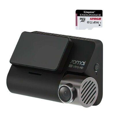 Wideorejestrator 70mai A800S 4K + Kamera dodatkowa RC06 + Karta pamięci KINGSTON Endurance microSDXC 128GB