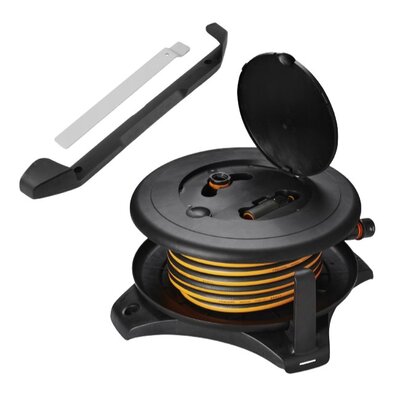 Bęben na wąż FISKARS Solid 1057237 + Uchwyt do bębna FISKARS 1059235