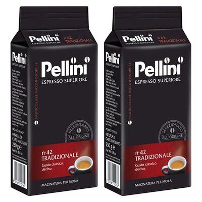 Kawa mielona PELLINI Tradizionale 2 x 0.25 kg
